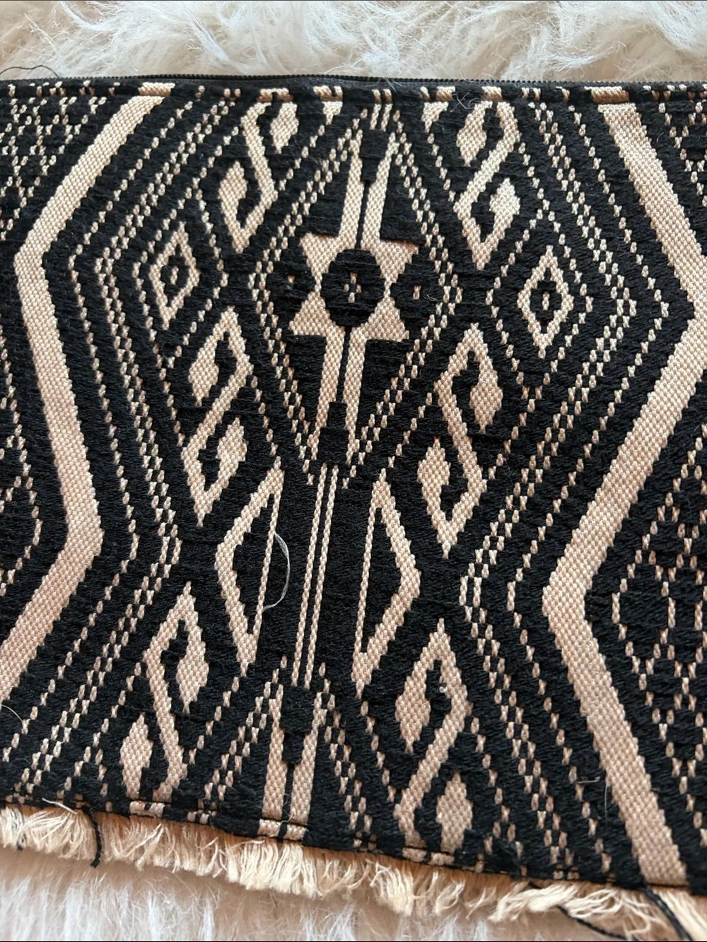 Beaded Tribal Pattern Clutch